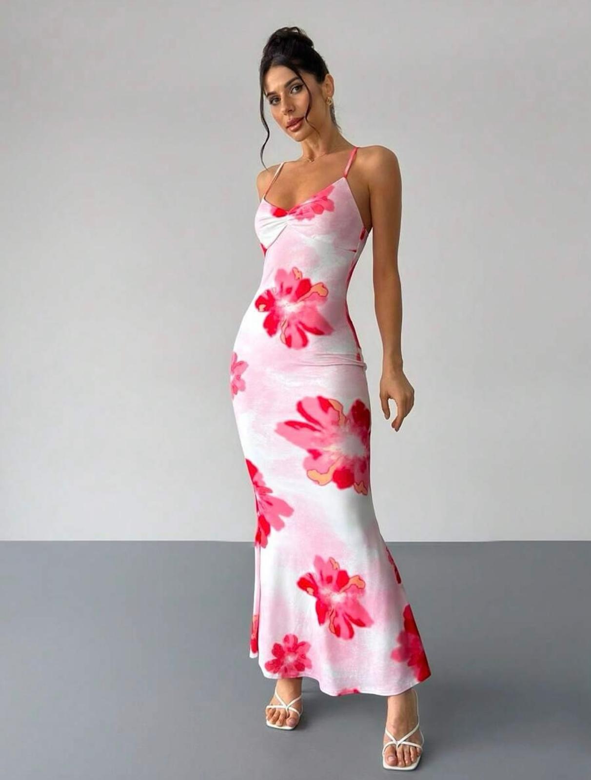 Madrid Floral maxi dress