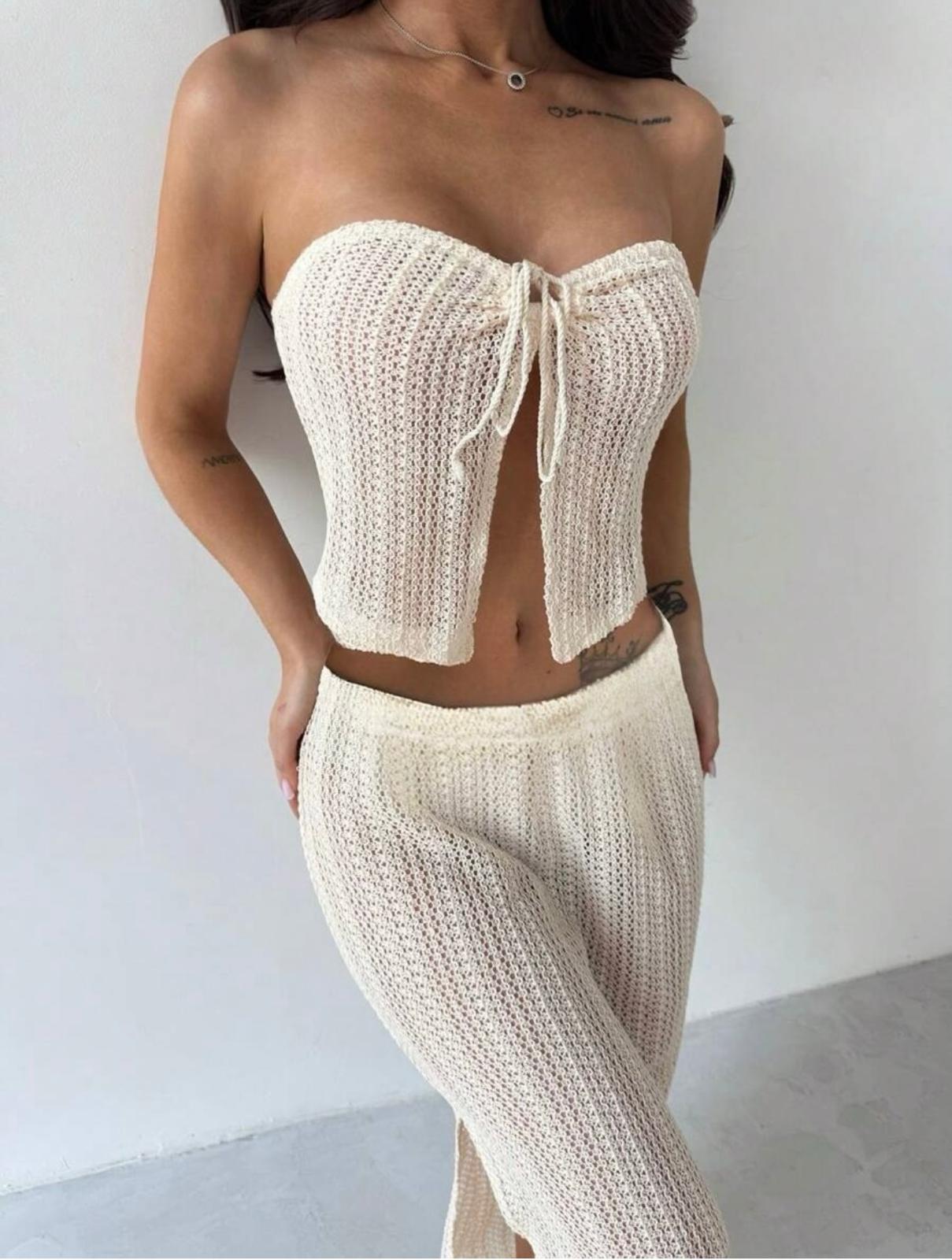 UCVOGUE matching Long skirt & Top set