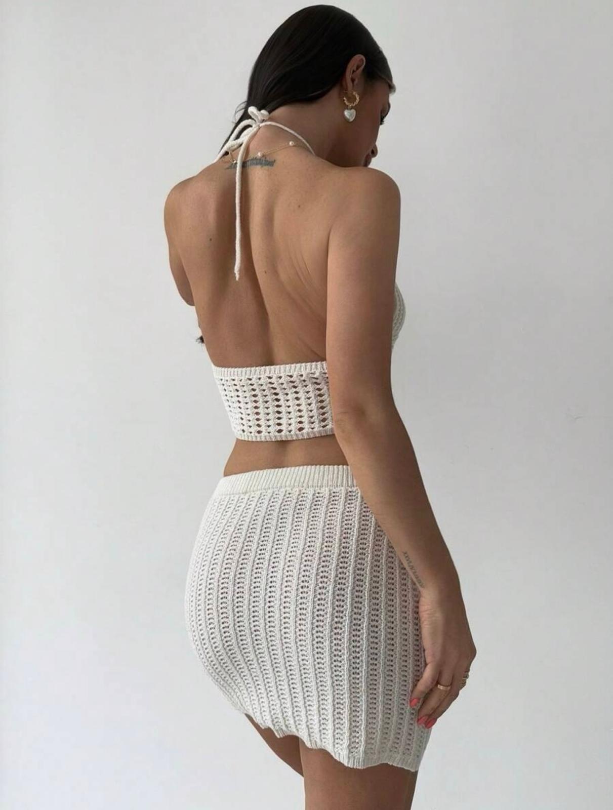 UCVOGUE marching knitting skirt & set
