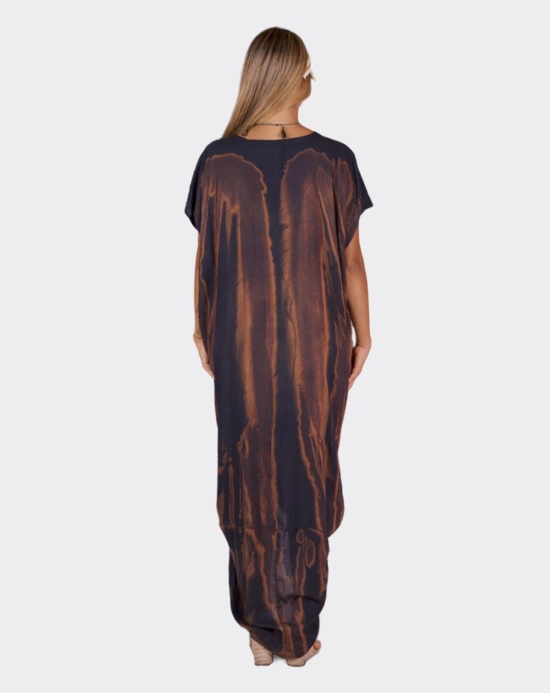 Blue & Brown Siren Boho Kaftan