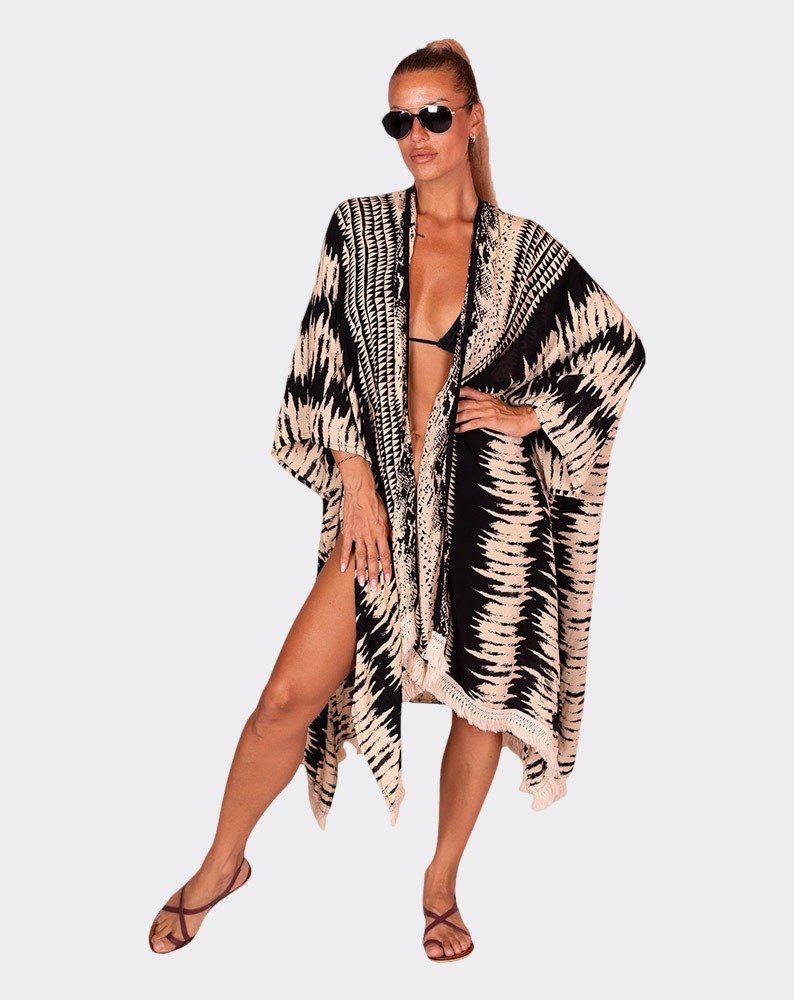 Sandy Escape Kaftan Cardigan