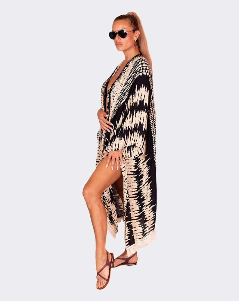 Sandy Escape Kaftan Cardigan