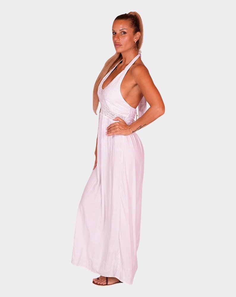 Diana White Long Dress