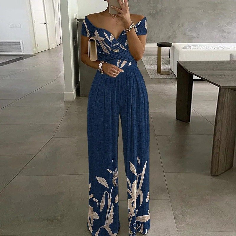 Loose Floral Jumpsuit