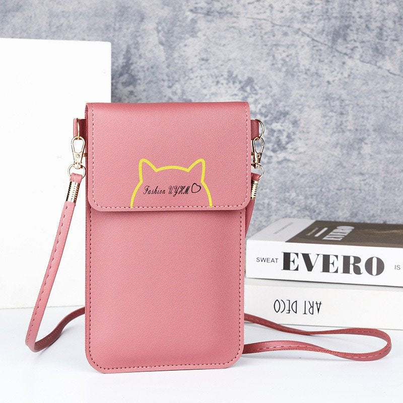 PU Leather Wallet With Matching Cell Phone Case