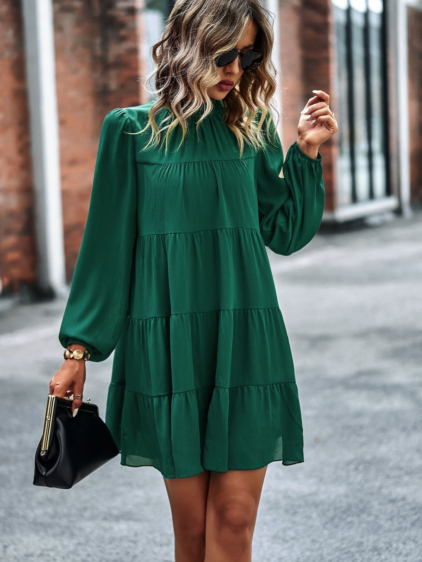 Long Sleeve Loose Dress