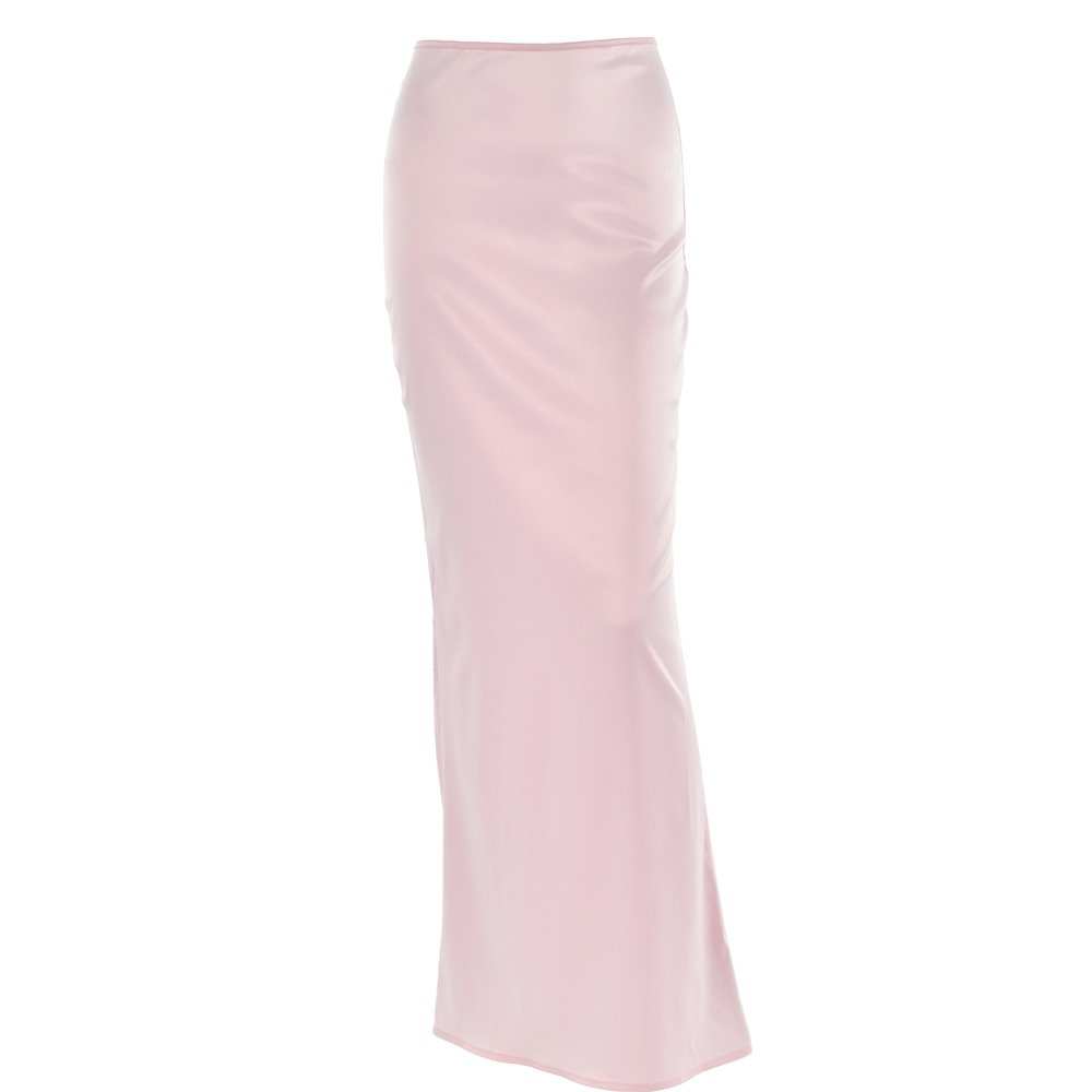 Long Satin Skirt