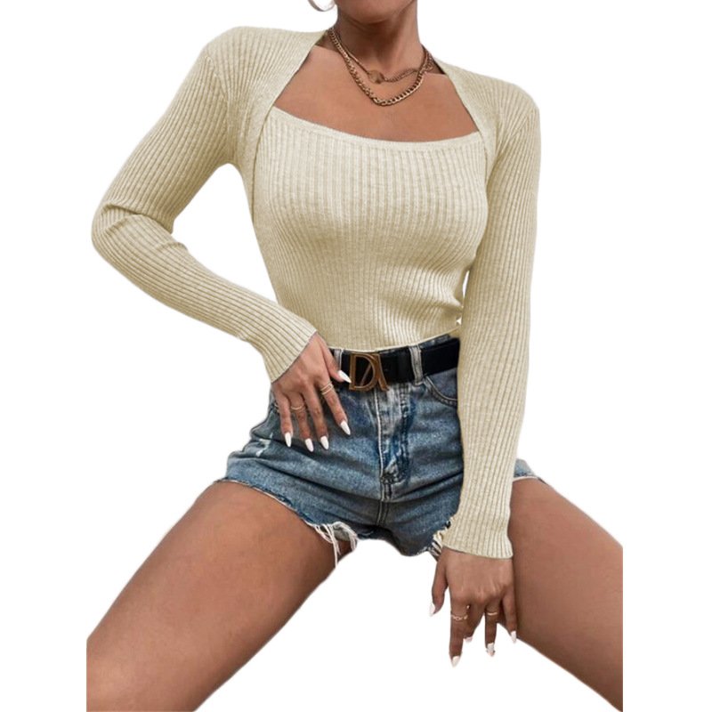 Long Sleeved knitted Base Sweater Top