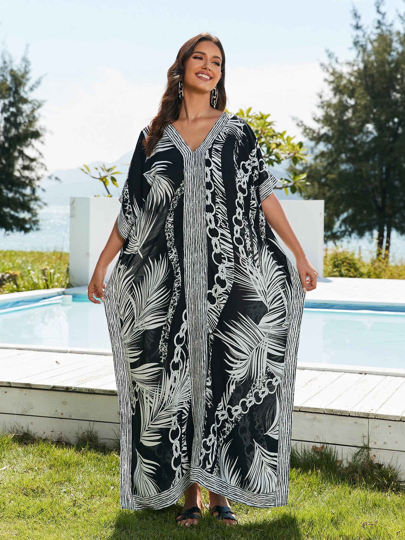 Printed Beach Robe