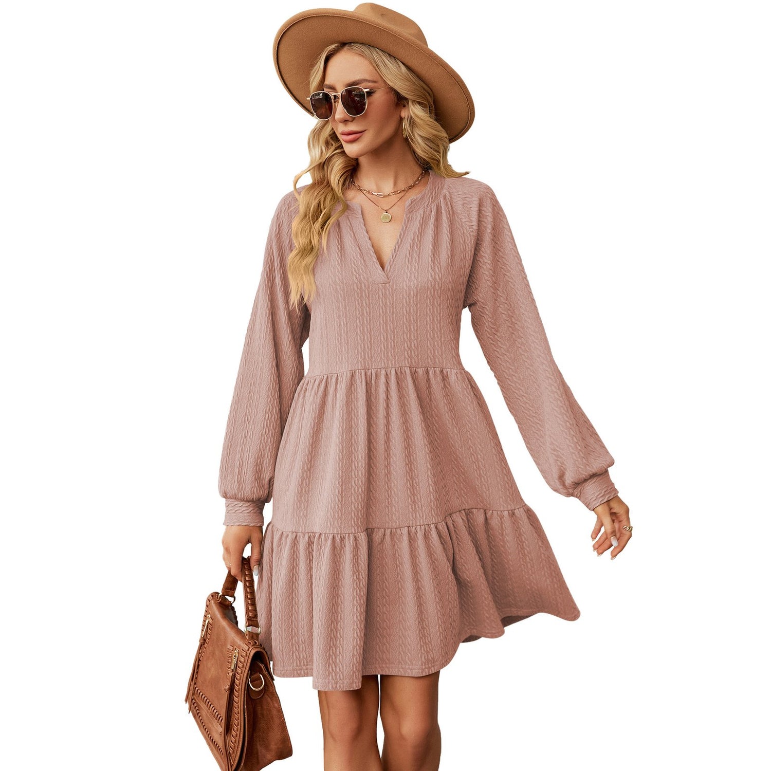 Loose Pleated Dress