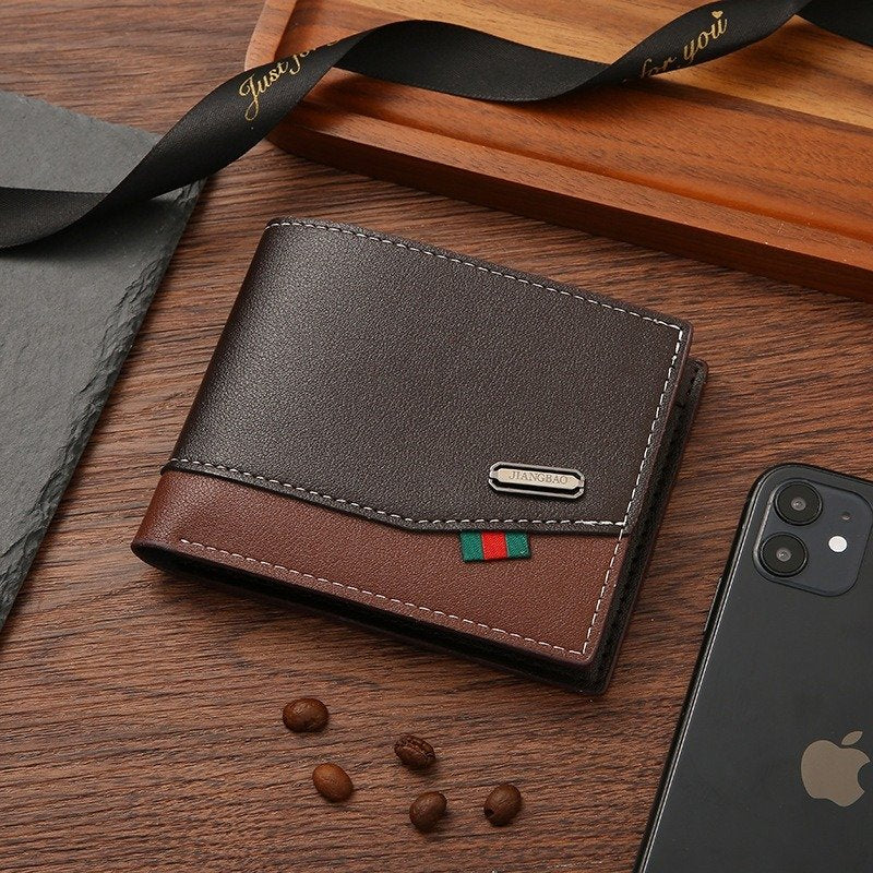 Soft Leather Multi-Card Men's Wallet