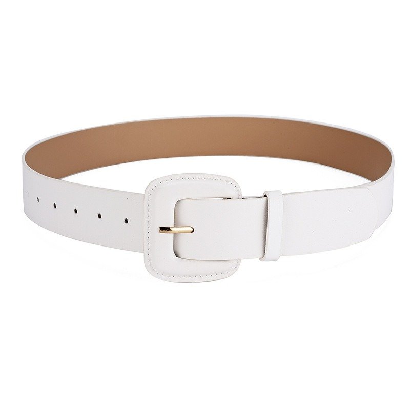 Square Buckle Belt Three Colors