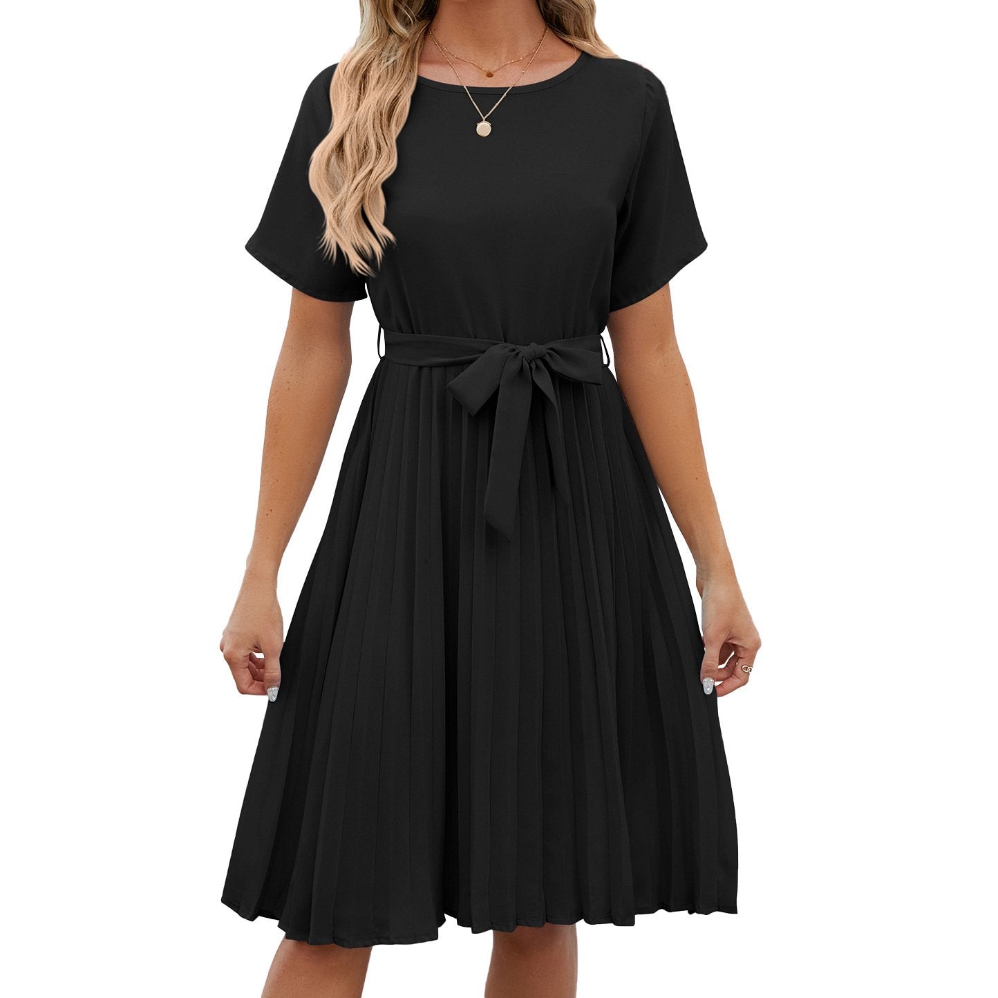 Loose Short Sleeve Dress