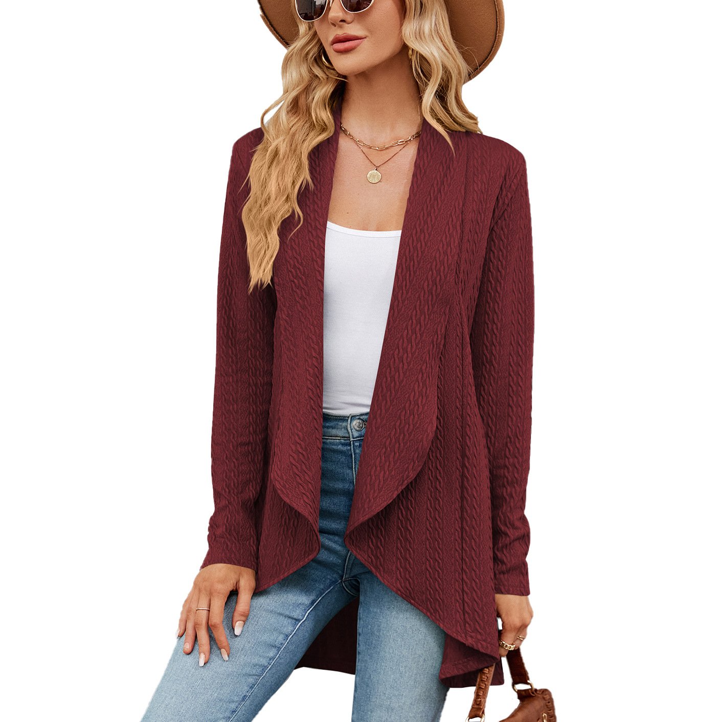 Loose Cardigan Without Pockets