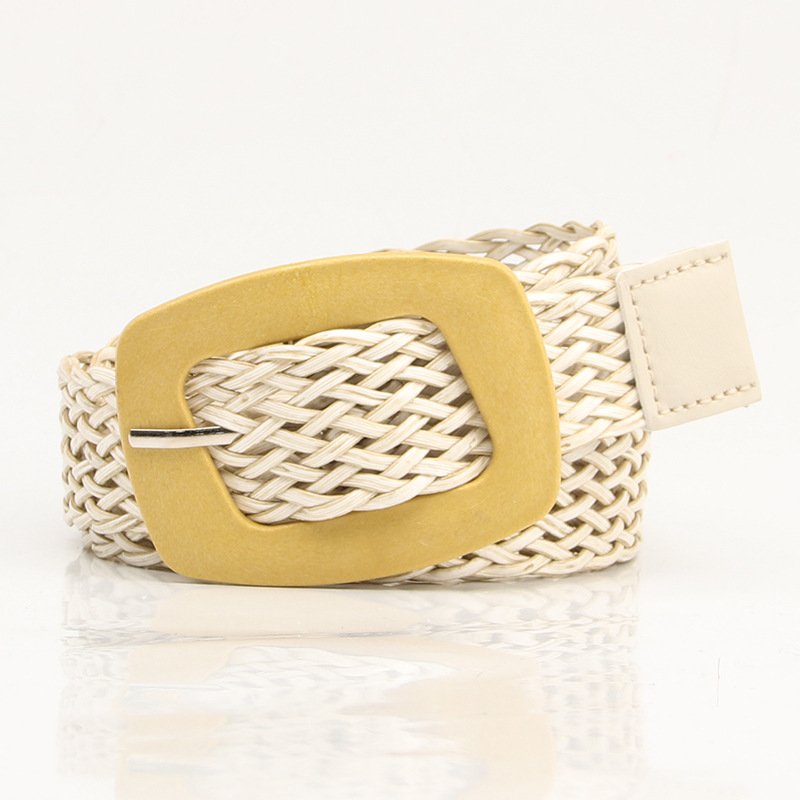 Braided Belt Square Plastic Buckle