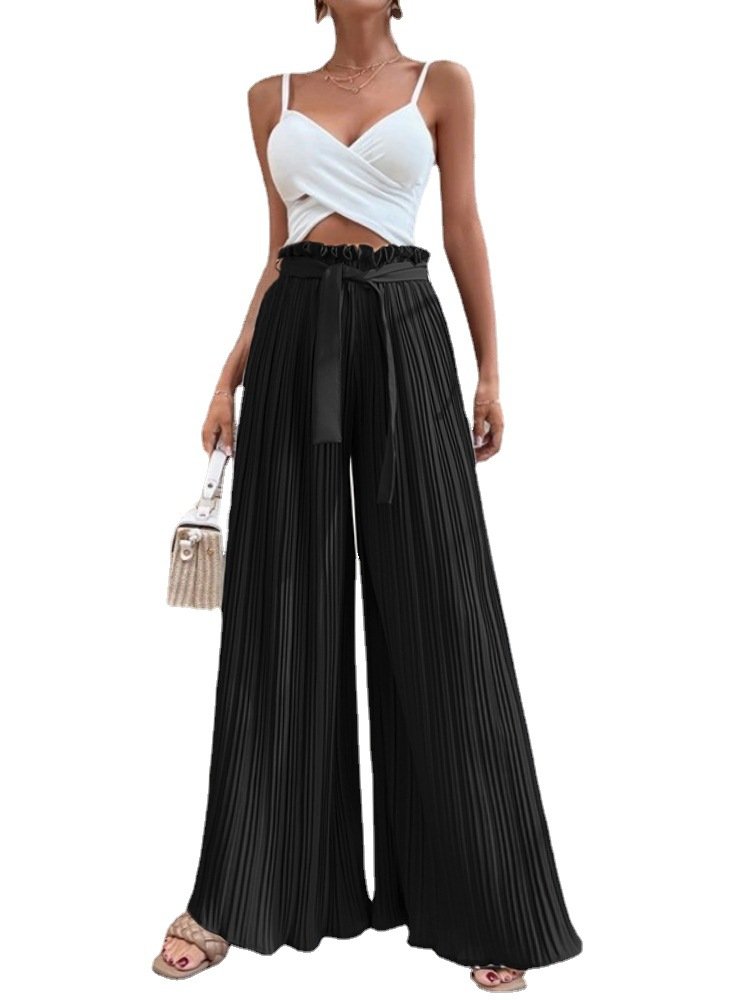 Wide Pleated Pants