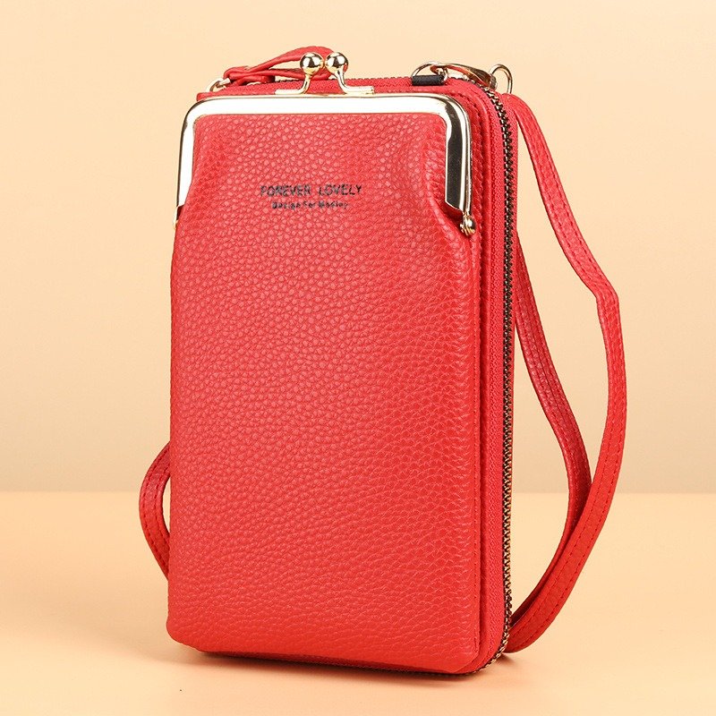 Solid Color Crossbody Bag