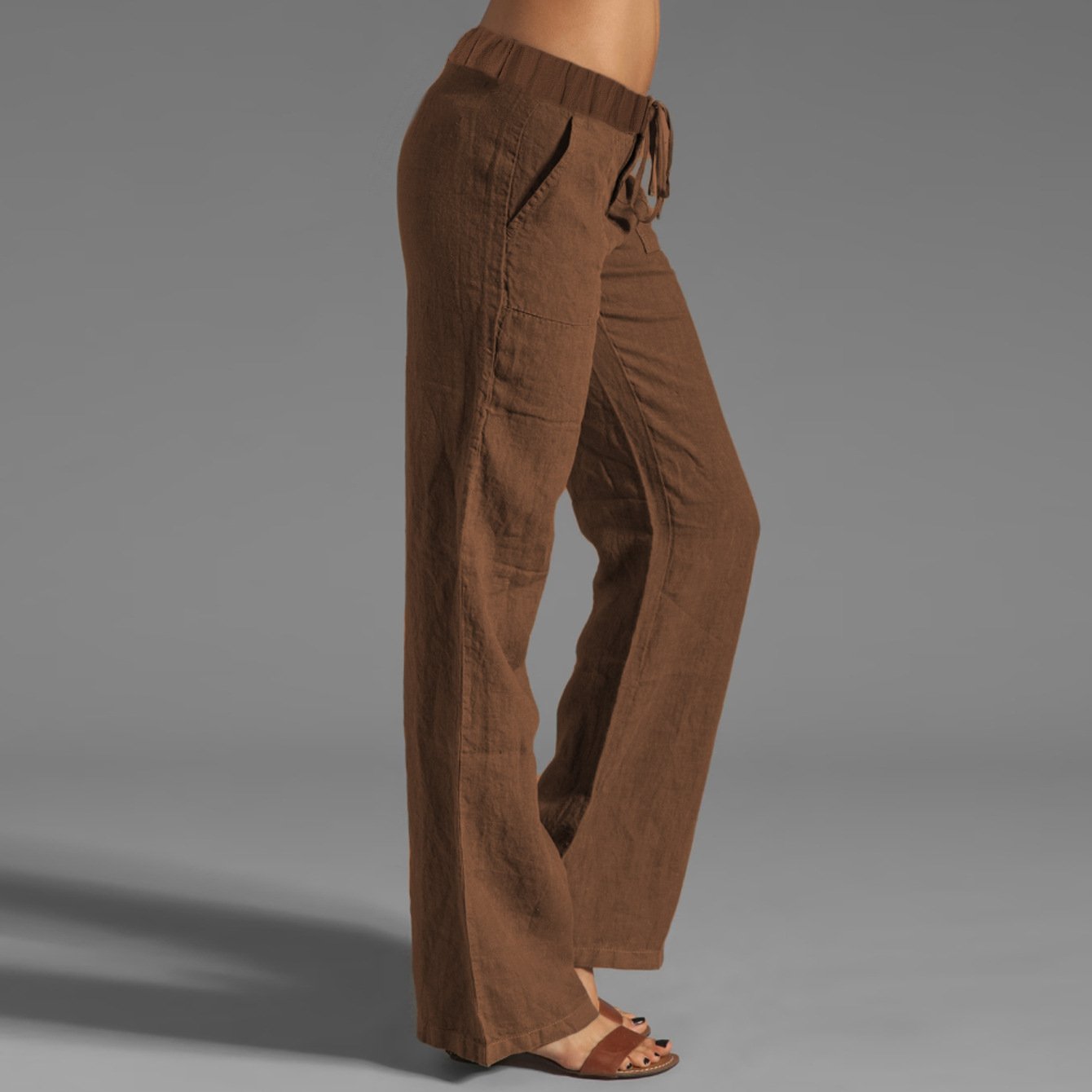 High Waist Micro Flared Pants