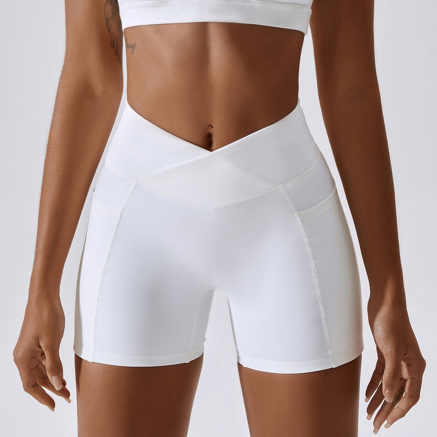 Cross Waist Quick Dry Sports Shorts