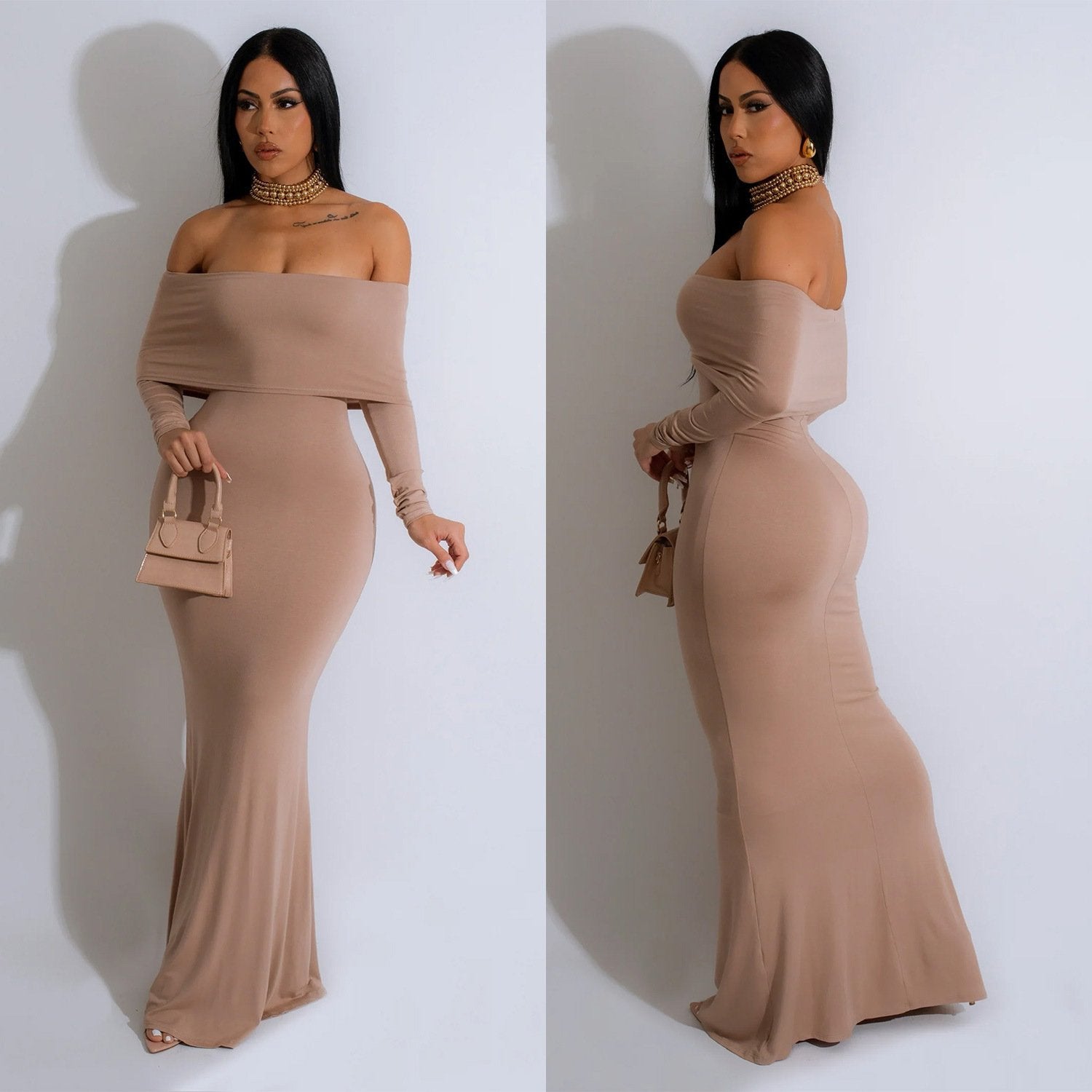 One Shoulder Long Dress