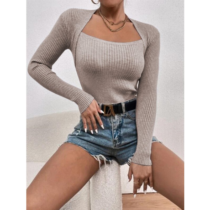 Long Sleeved knitted Base Sweater Top