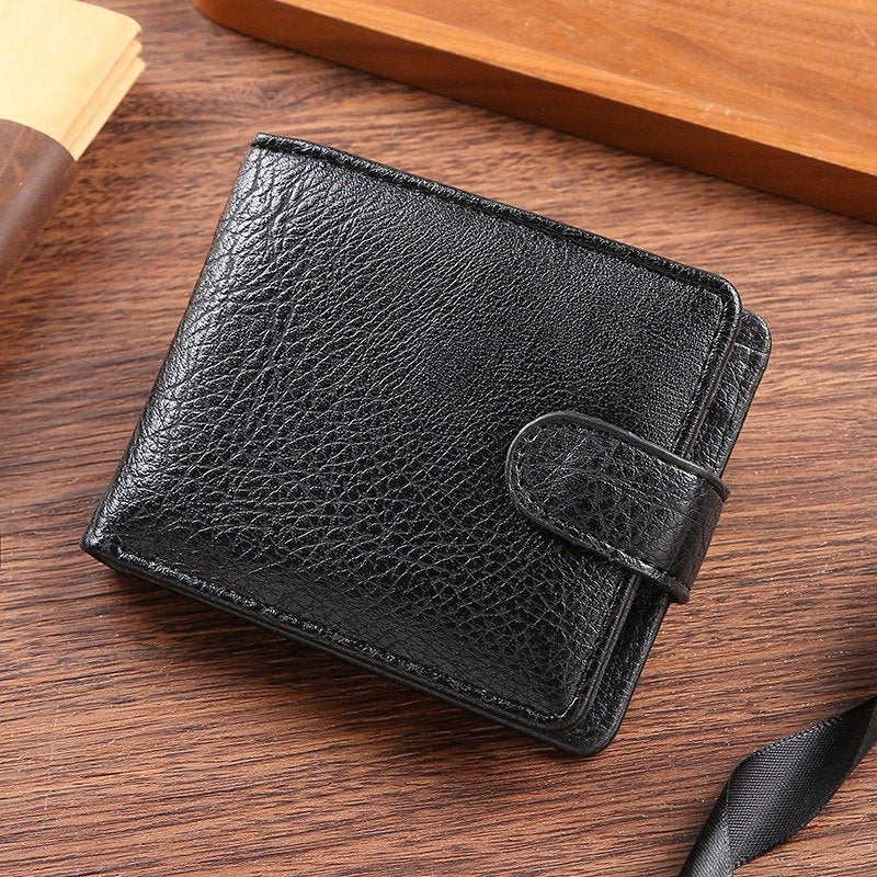 Short Rectangular Wallet for Men