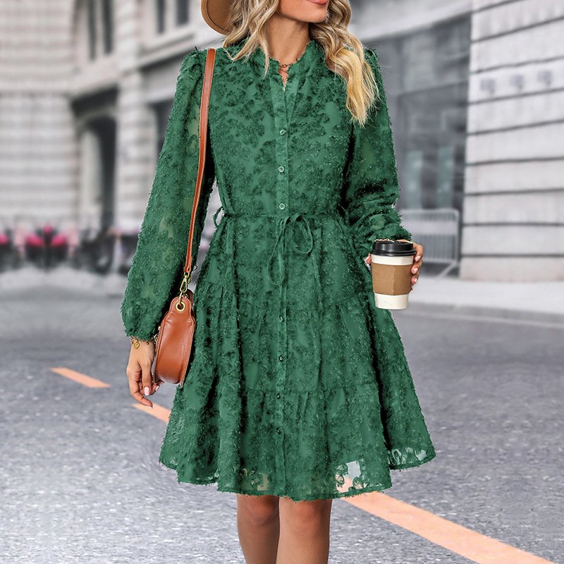 Long Sleeve Bell Dress