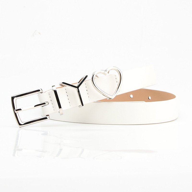 Fashion Pin Button Belt Love Button