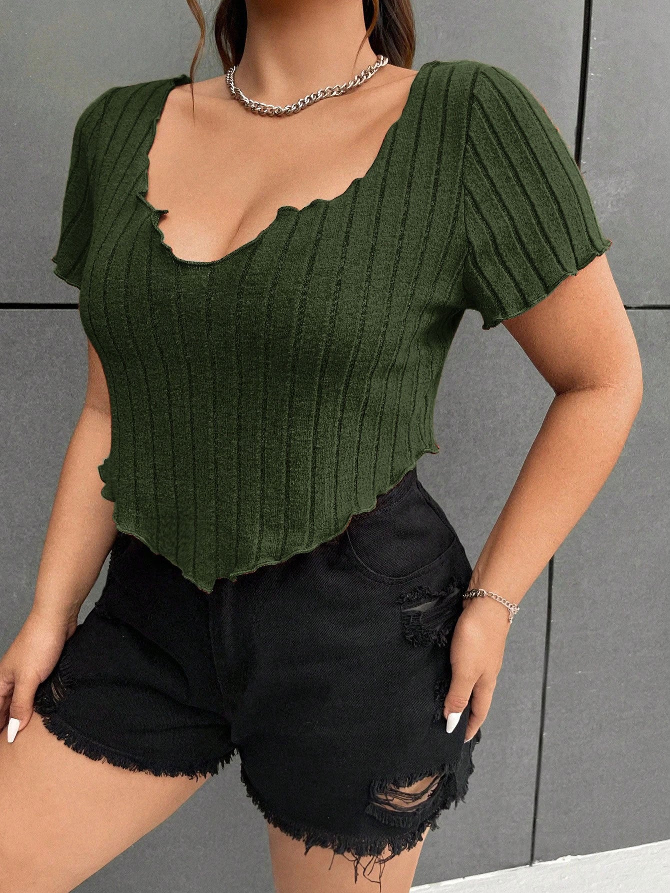 Casual commuting slimming top