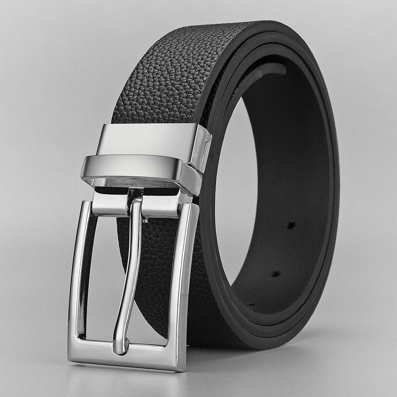 Belt With Double Rotating Buckle