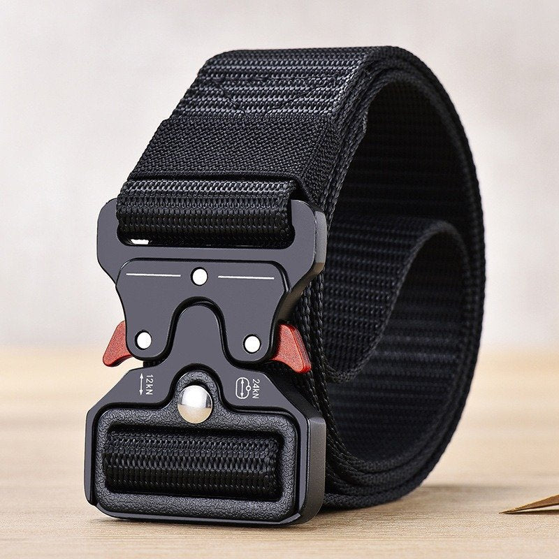 Tactical Belt With Quick Release Buckle