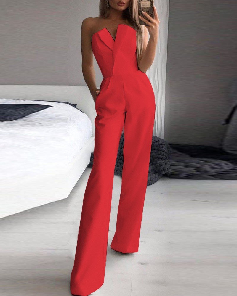 Dress Pants Jumpsuit