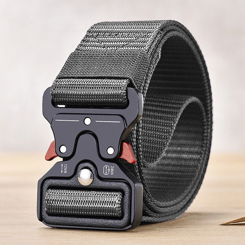 Tactical Belt With Quick Release Buckle