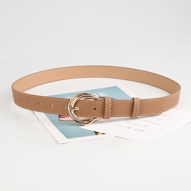 Tie-In PU Leather Pin Buckle Belt