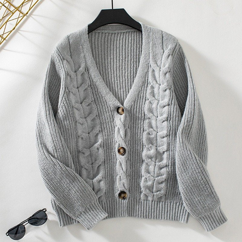 Three Button Sweater