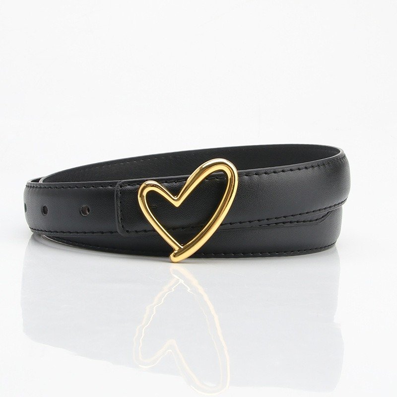 Belt With Golden Heart