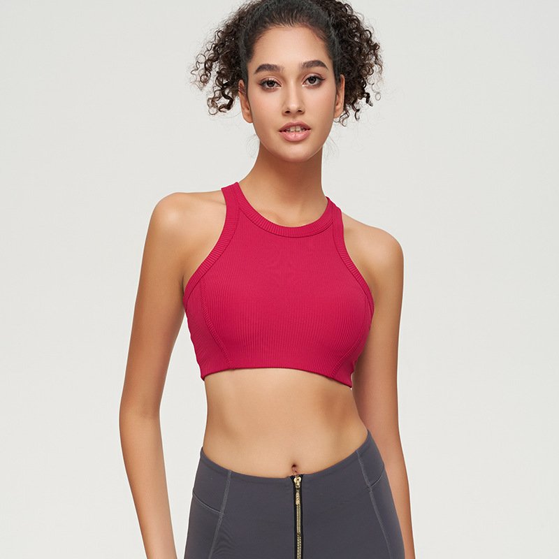 Quick-Drying Yarn Fitness Sports Bra