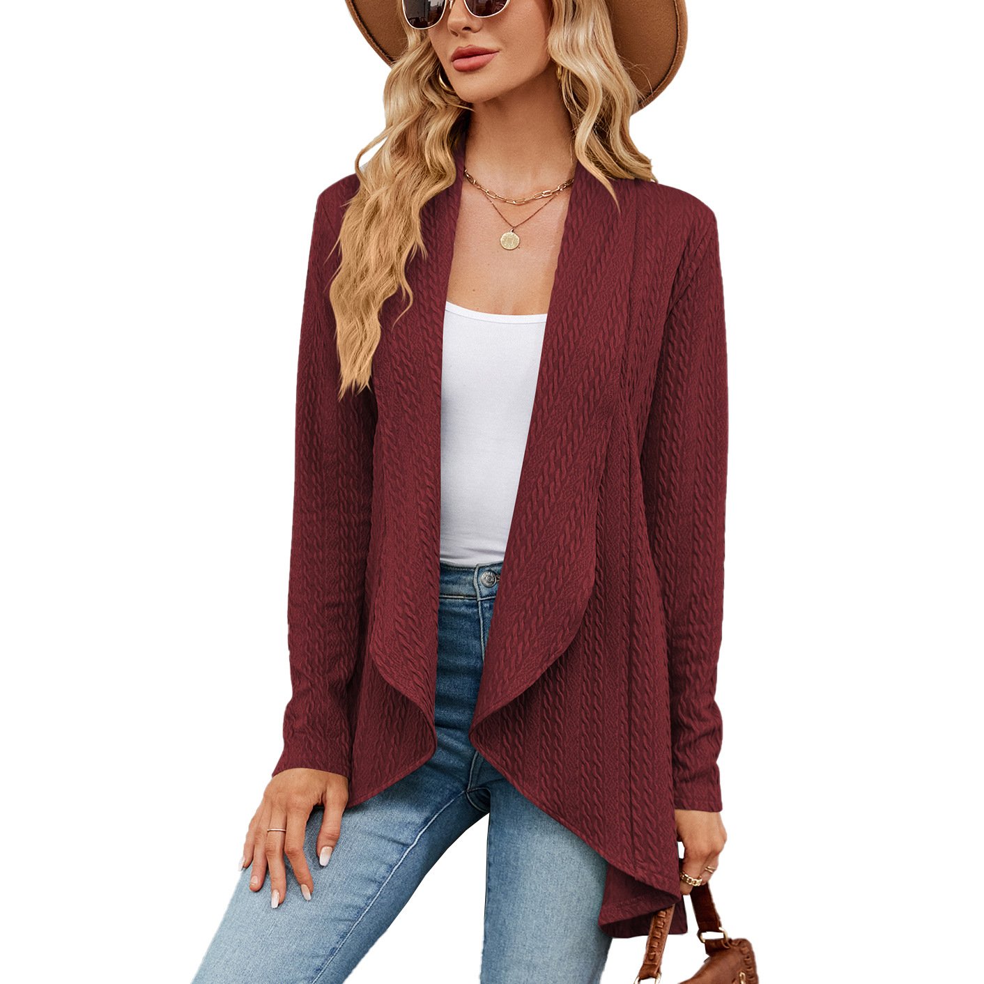 Loose Cardigan Without Pockets