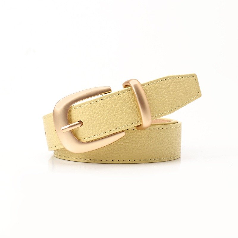 Belt With Golden Buckle