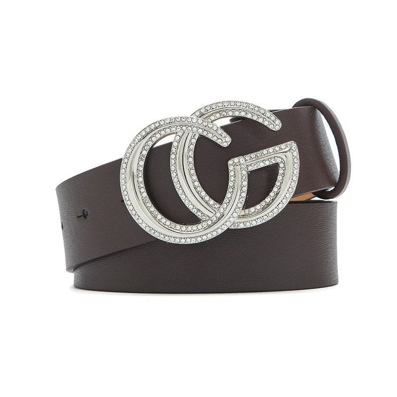 CG Brooch Belt with Diamonds