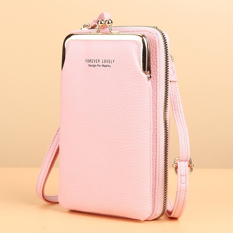 Solid Color Crossbody Bag