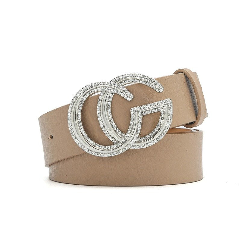 CG Brooch Belt with Diamonds