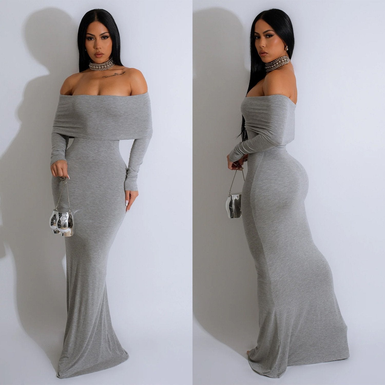 One Shoulder Long Dress