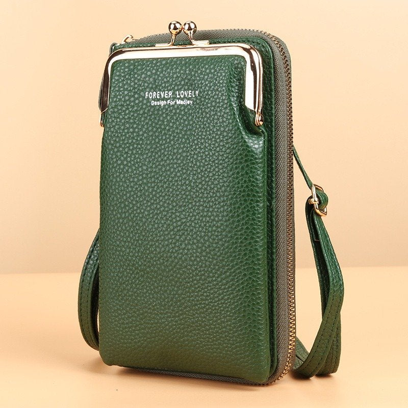 Solid Color Crossbody Bag