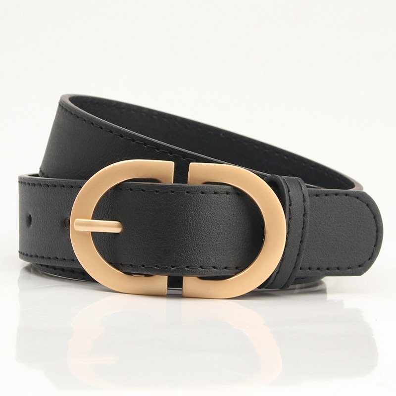 Cream Color Buckle Belt