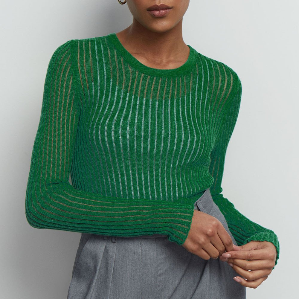 Round Neck Wool Sweater