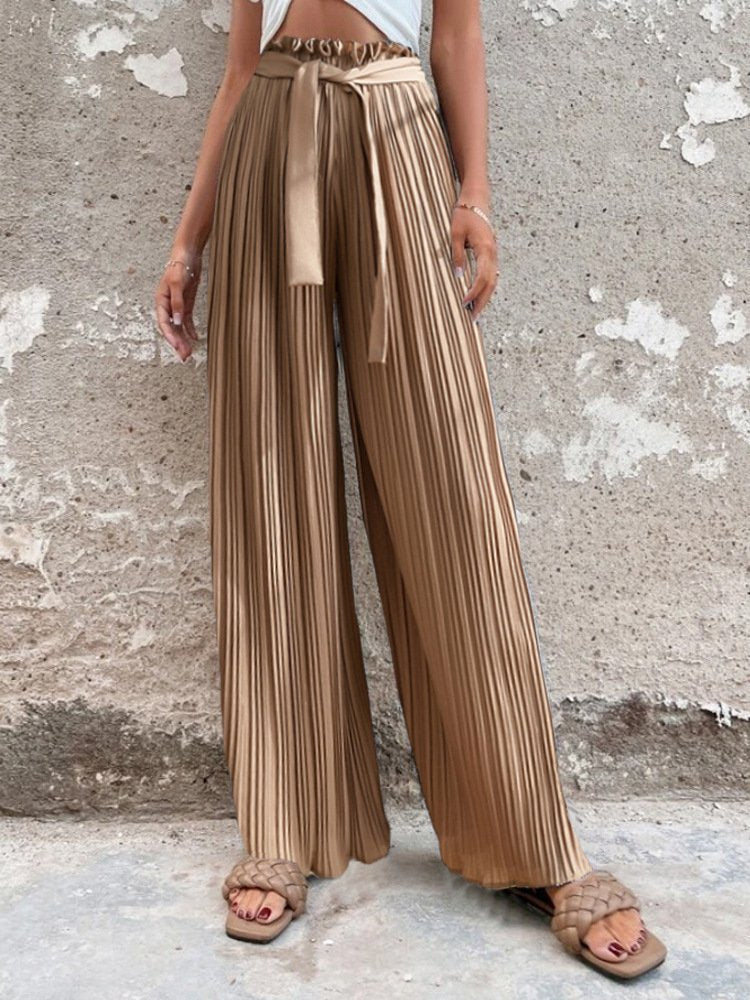 Wide Pleated Pants