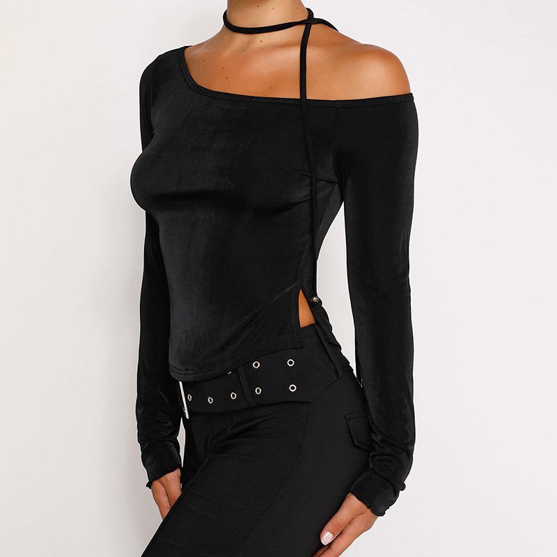 Long Sleeve Drop Shoulder Top