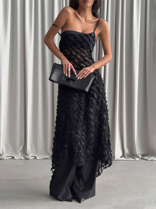 Medium to long solid color knitted skirt