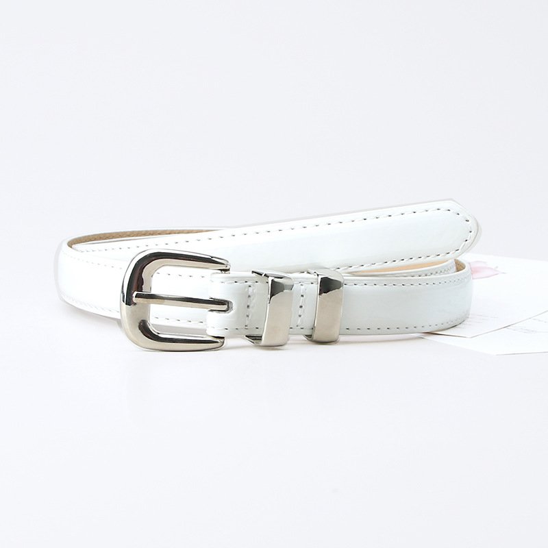 Alloy Thin Belt Candy Colored Ladies